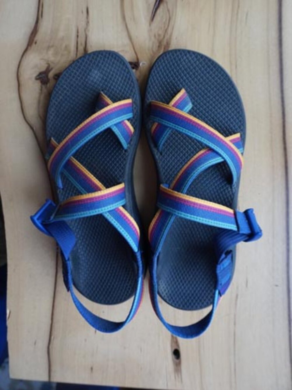 CHACO Z Cloud Multi Color Sandals GUC Size 10